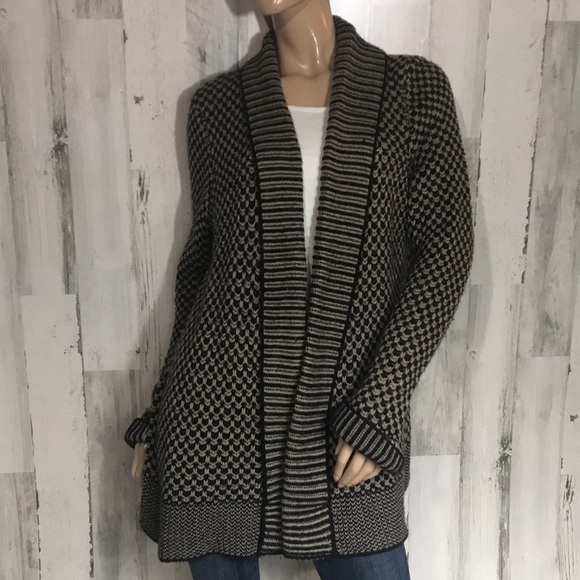 Knit long sweater cardigan - Picture 1 of 4
